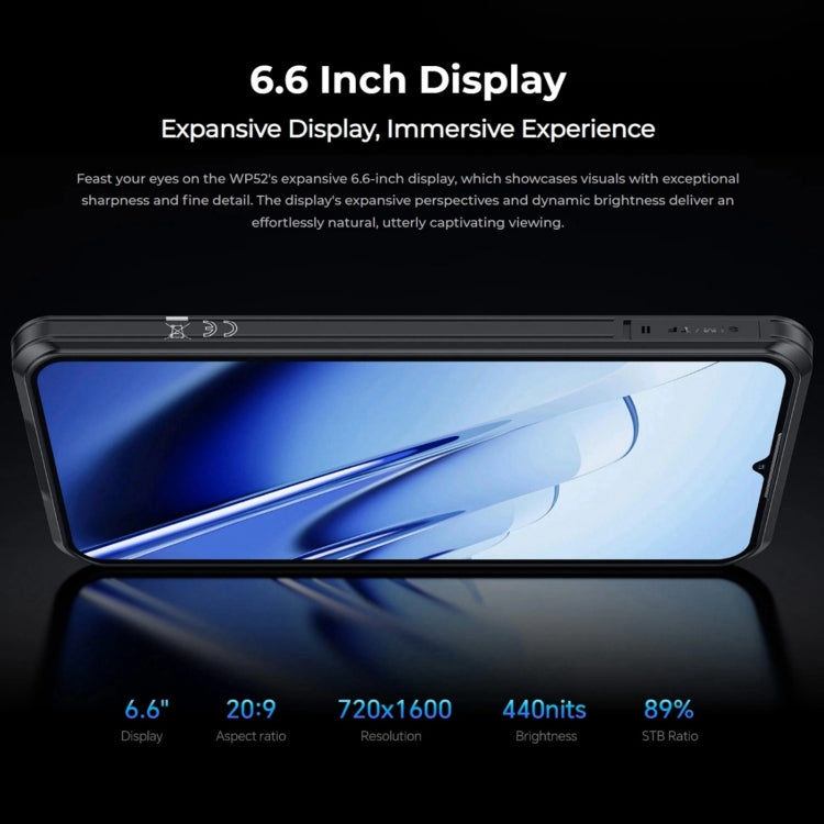 Oukitel WP52 5G Rugged Phone, 4GB+256GB, 6.6 inch Android 14.0 MediaTek Dimensity 6100+ Octa-core 3.0GHz, NFC, OTG, Network: 5G Oukitel WP52 5G Rugged Phone, 4GB+256GB, 6.6 inch Android 14.0 MediaTek Dimensity 6100+ Octa-core 3.0GHz, NFC, OTG, Network: 5G